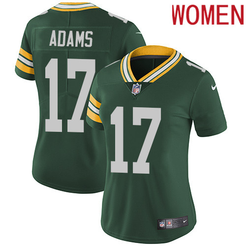 2019 Women Green Bay Packers 17 Adams green Nike Vapor Untouchable Limited NFL Jersey